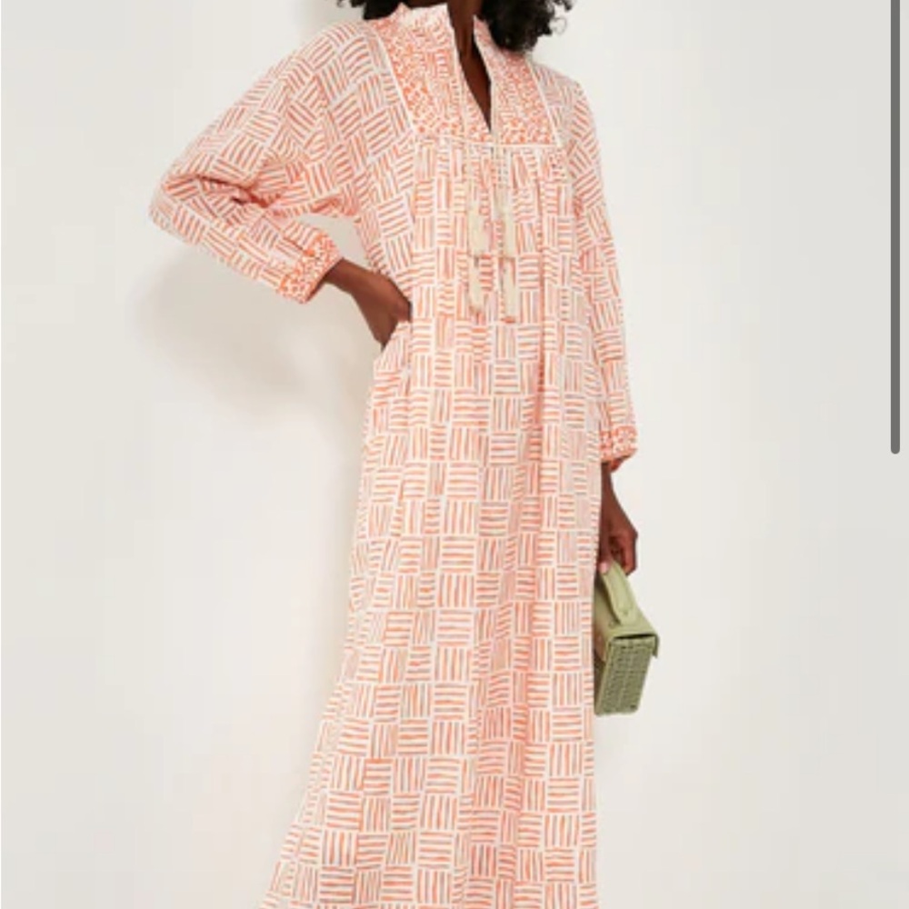 Tuckernuck MAREA Coral Endless Summer Kaftan - Picture 2 of 11